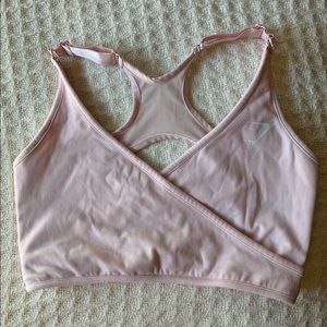 Gymshark Elite Sports Bra Chalk Pink